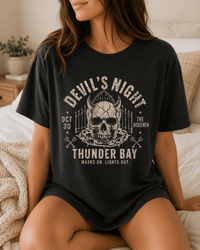 Devil's Night Thunder Bay Graphic Tee - T-SHIRT - TheSpinedLife