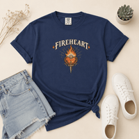 Fireheart Bookish Graphic Tee - T-SHIRT - TheSpinedLife