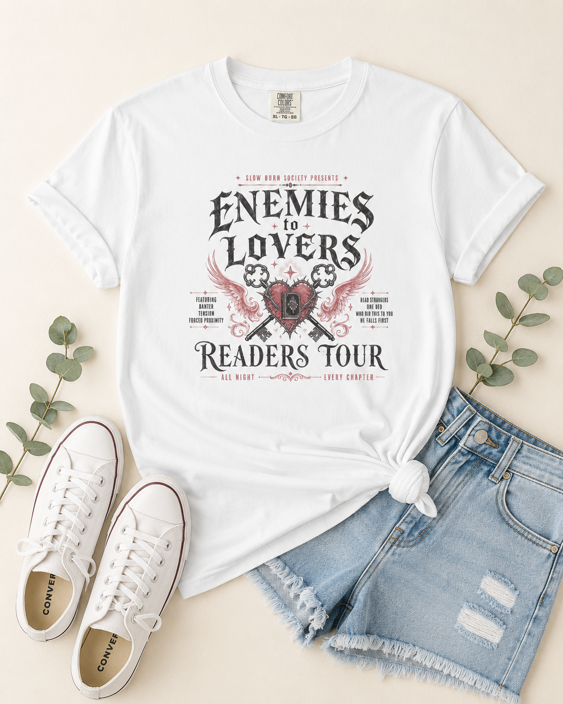 Enemies to Lovers Readers Tour Tee