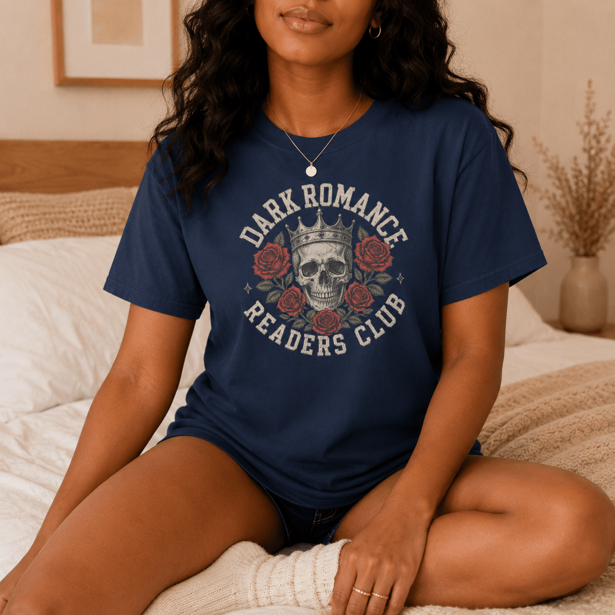 Dark Romance Readers Club Graphic Tee - T-SHIRT - TheSpinedLife