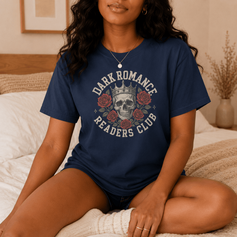 Dark Romance Readers Club Graphic Tee - T-SHIRT - TheSpinedLife