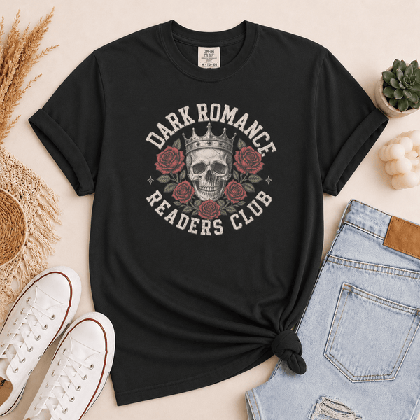 Dark Romance Readers Club Graphic Tee - T-SHIRT - TheSpinedLife