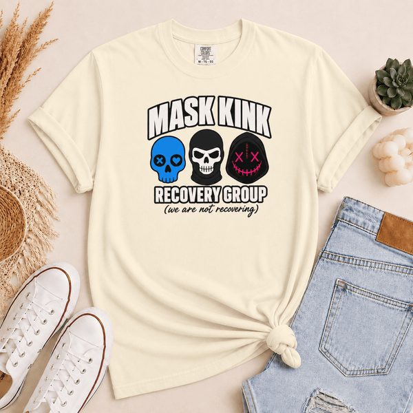 Mask Kink Recovery Group Graphic Tee - T-SHIRT - TheSpinedLife