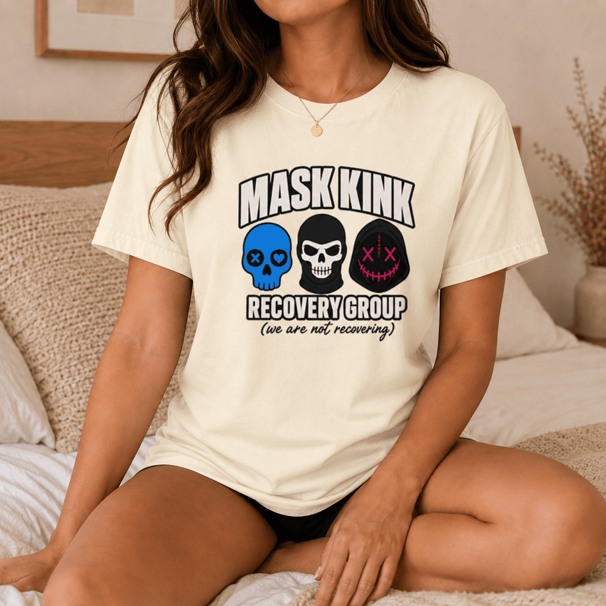Mask Kink Recovery Group Graphic Tee - T-SHIRT - TheSpinedLife