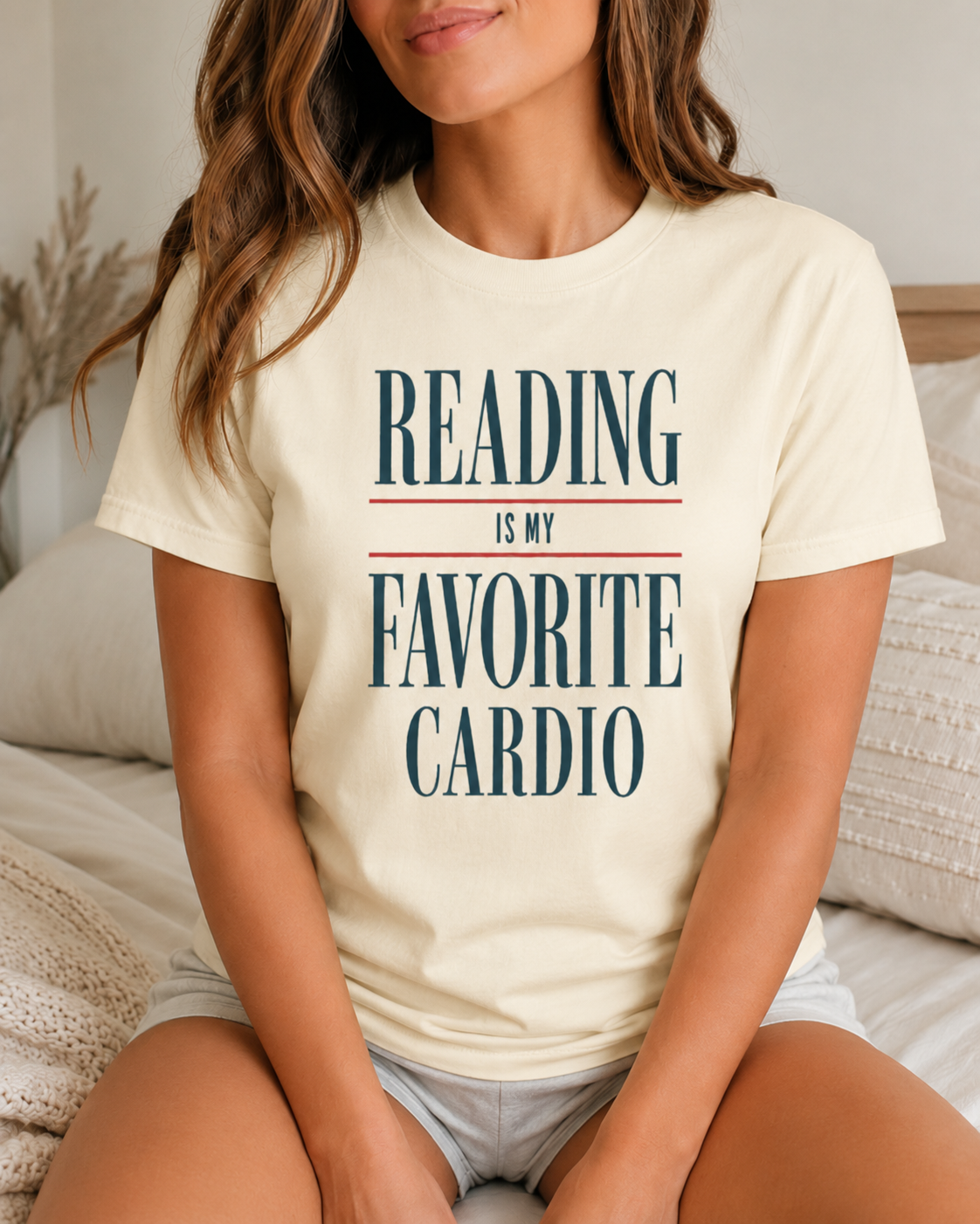 Reading Is My Favorite Cardio Graphic Tee