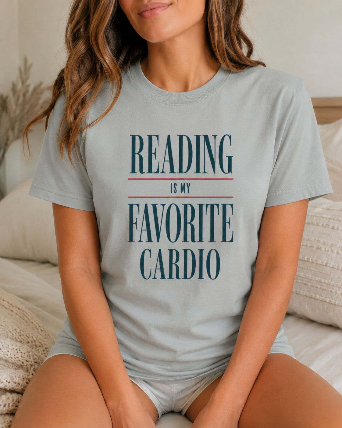 Reading Is My Favorite Cardio Graphic Tee