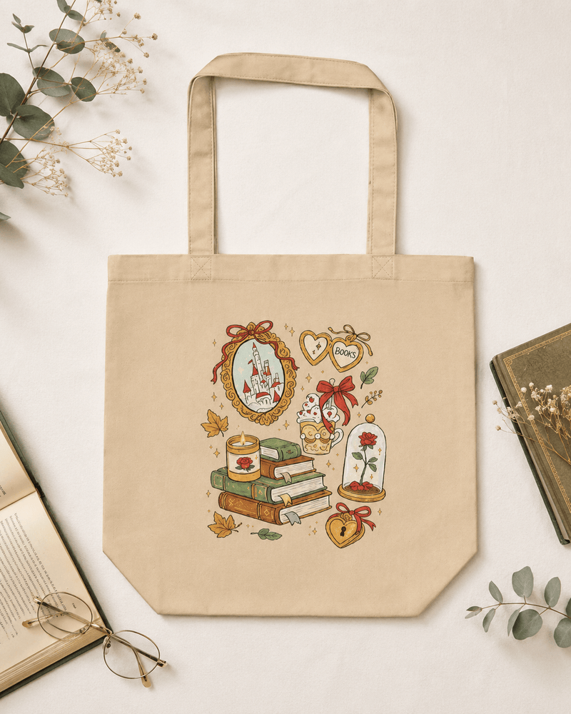 Tale As Old As Books Tote Bag - Tote Bag - TheSpinedLife