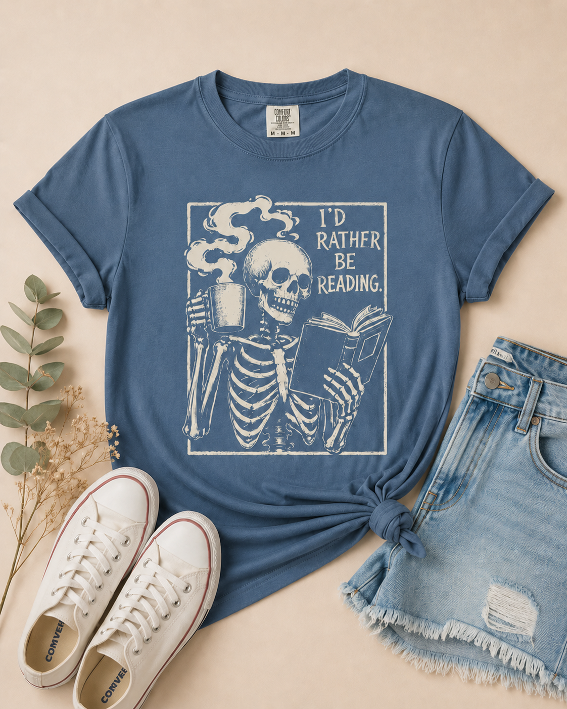 I'd Rather Be Reading Tee