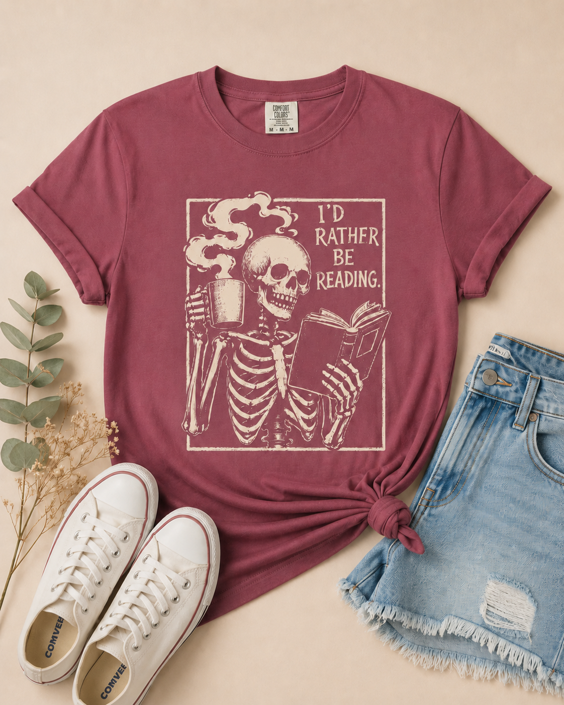 I'd Rather Be Reading Tee