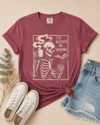 I'd Rather Be Reading Tee - T-SHIRT - TheSpinedLife