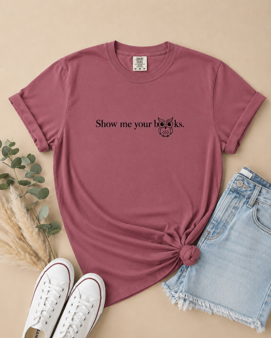 Show Me Your Books Tee