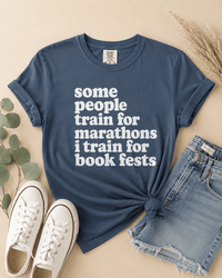I Train for Book Fests - T-SHIRT - TheSpinedLife