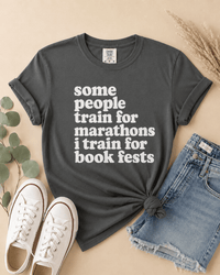 I Train for Book Fests - T-SHIRT - TheSpinedLife