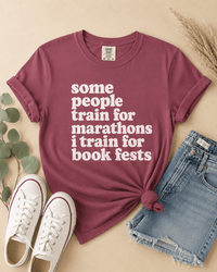 I Train for Book Fests - T-SHIRT - TheSpinedLife