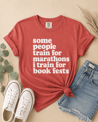 I Train for Book Fests - T-SHIRT - TheSpinedLife
