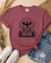 In My Fantasy Era Bookish Dragon Tee - T-SHIRT - TheSpinedLife