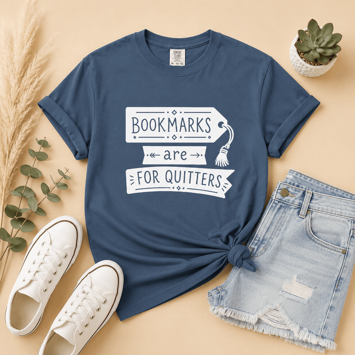 Bookmarks Are for Quitters Tee
