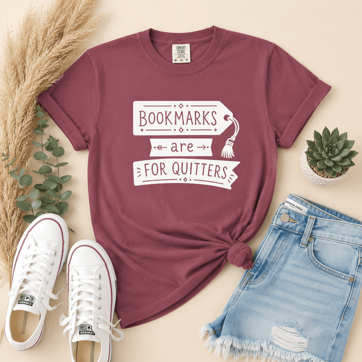 Bookmarks Are for Quitters Tee