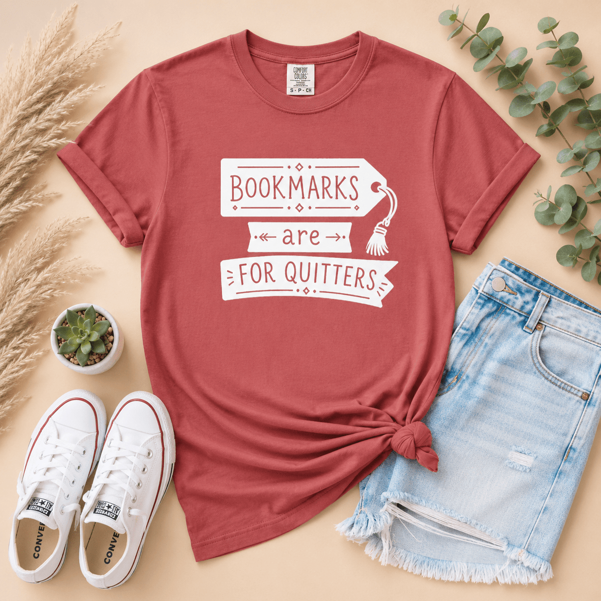 Bookmarks Are for Quitters Tee