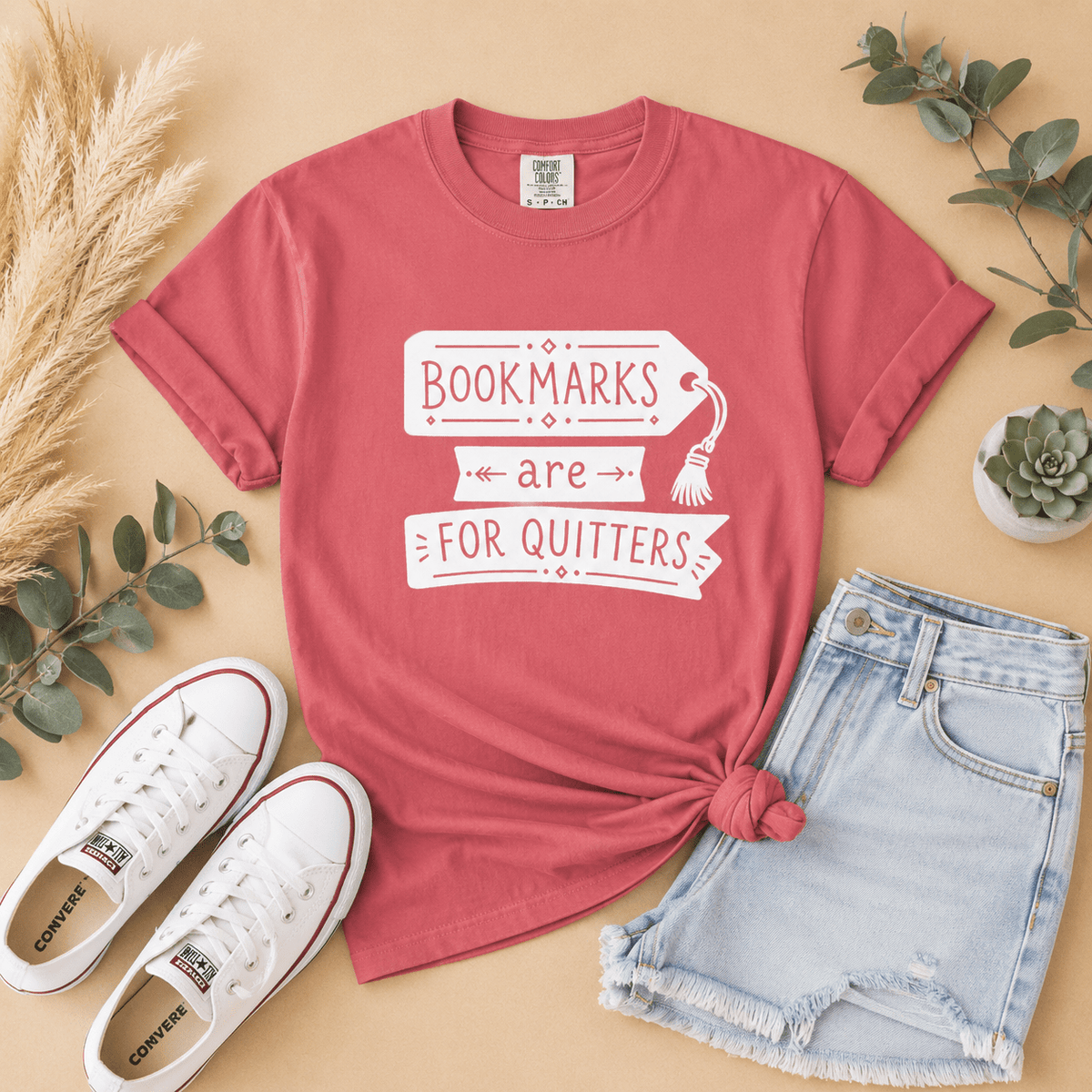 Bookmarks Are for Quitters Tee