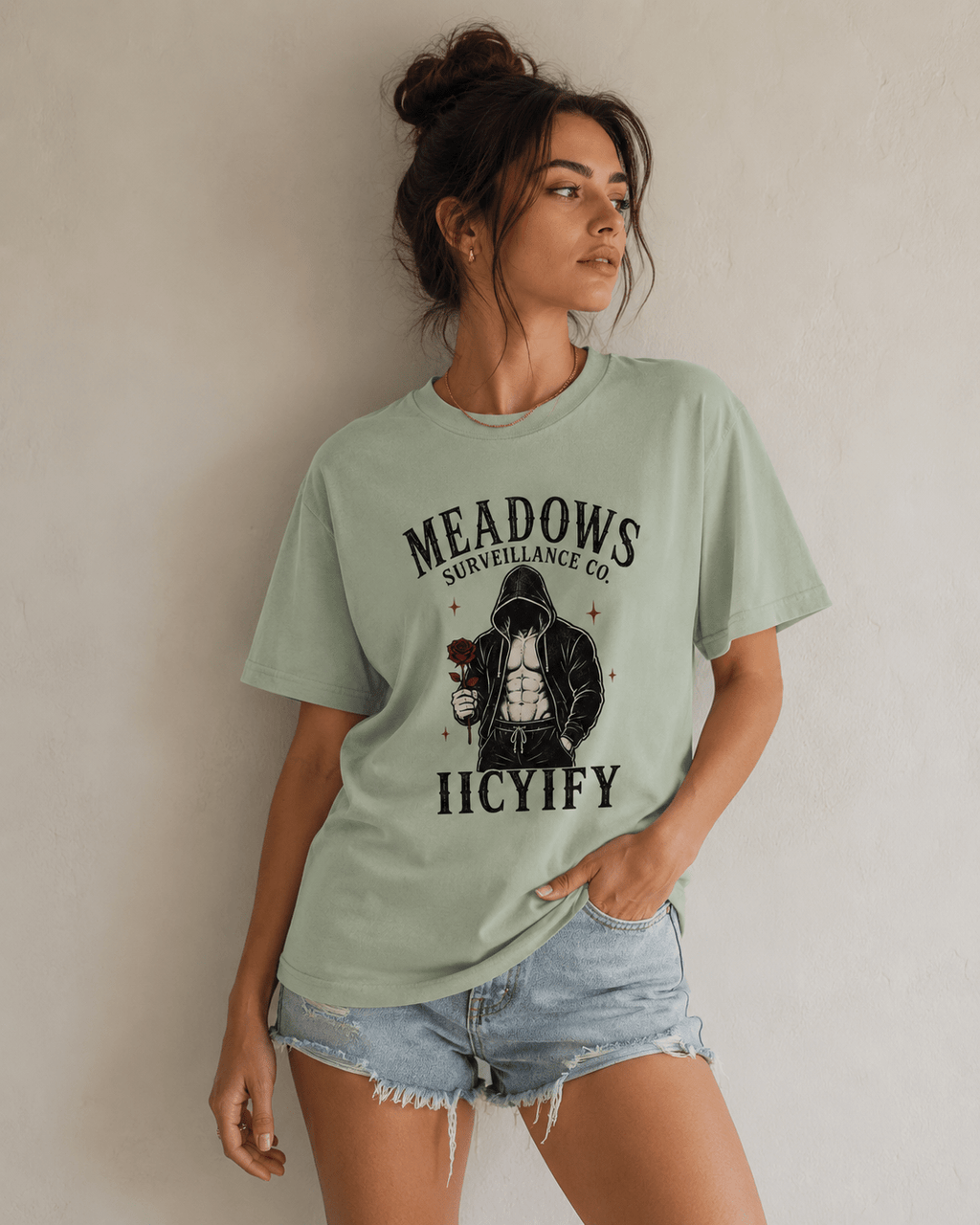 Meadows Surveillance Co. Haunting Adeline Inspired Graphic Tee - T - SHIRT - TheSpinedLife