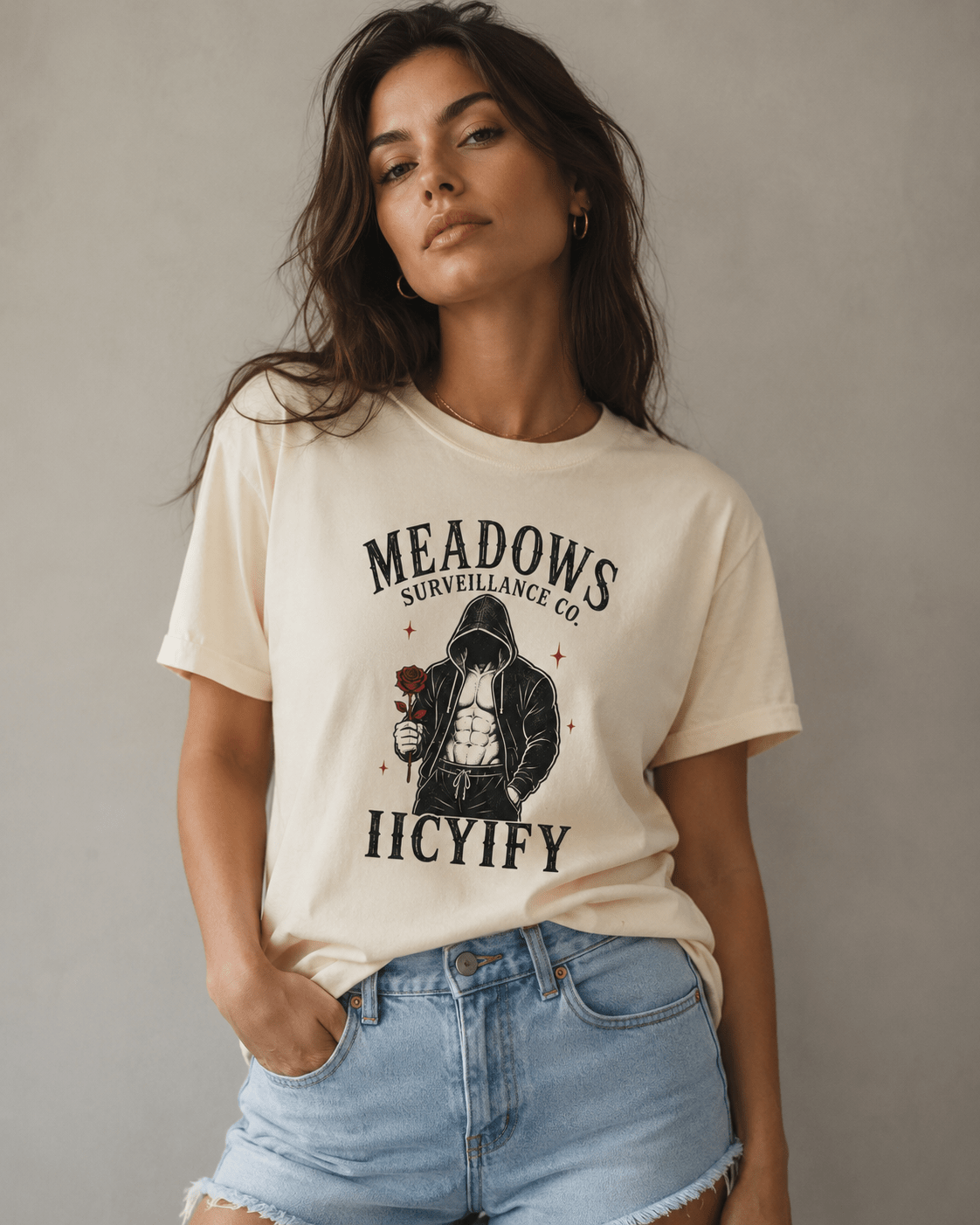 Meadows Surveillance Co. Haunting Adeline Inspired Graphic Tee - T - SHIRT - TheSpinedLife