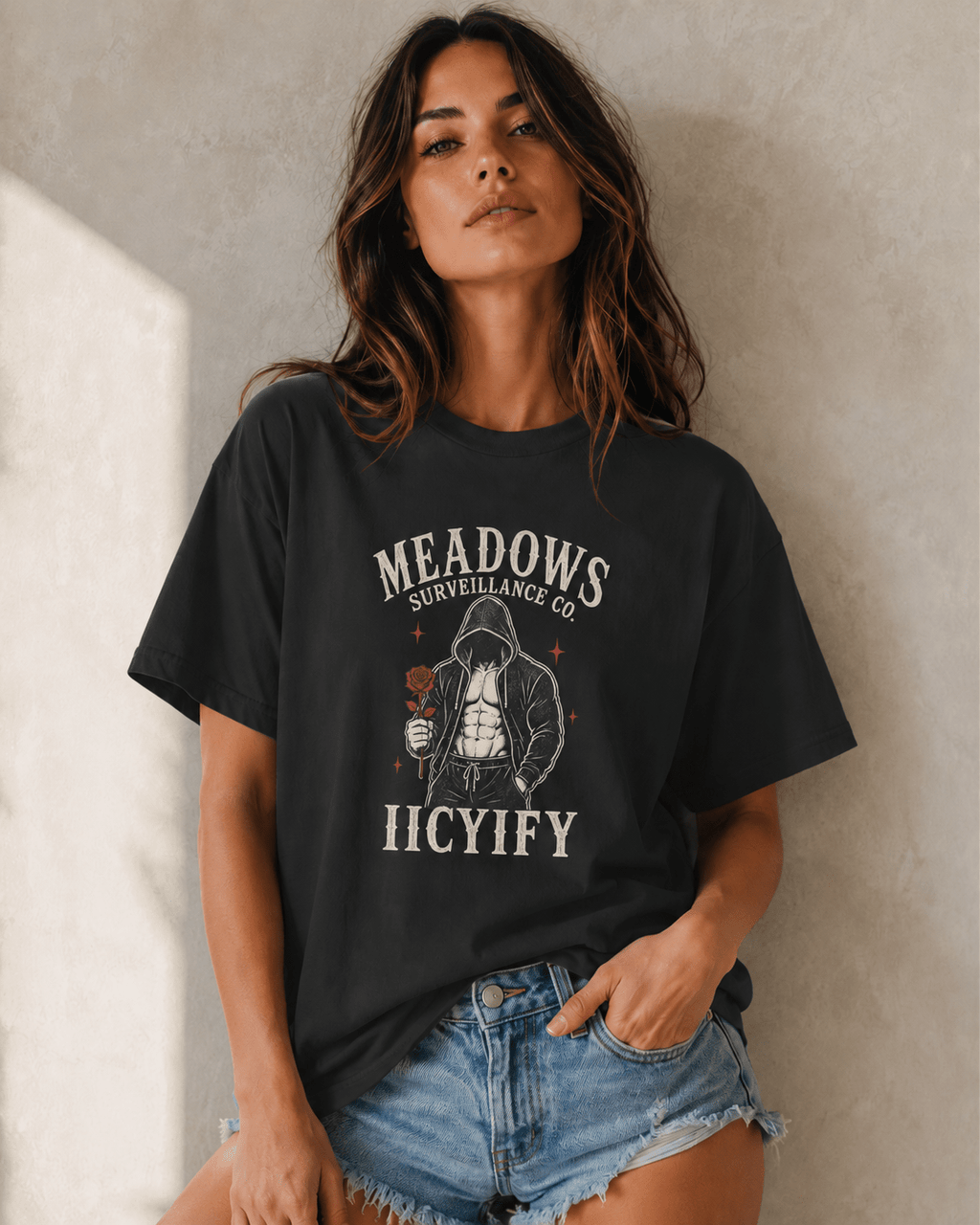 Meadows Surveillance Co. Haunting Adeline Inspired Graphic Tee - T - SHIRT - TheSpinedLife