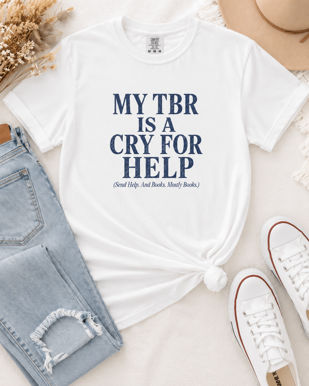 My TBR Is A Cry For Help Tee