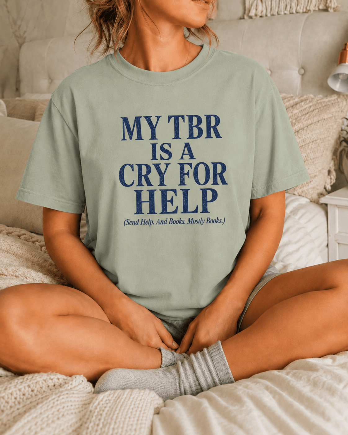 My TBR Is A Cry For Help Tee - T - SHIRT - TheSpinedLife