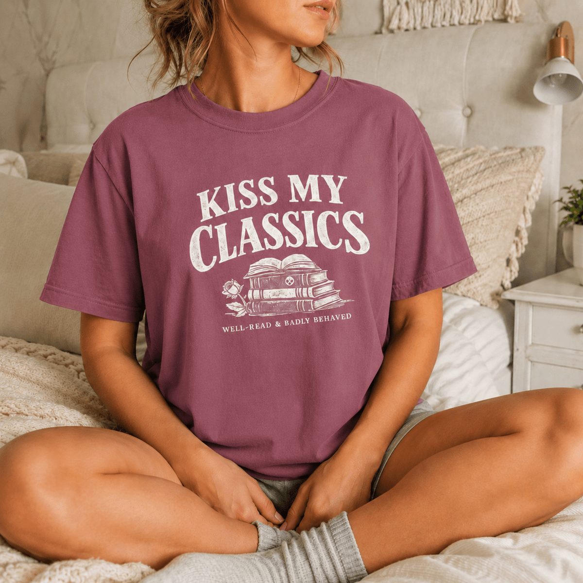 Kiss My Classics Graphic Tee - T - SHIRT - TheSpinedLife