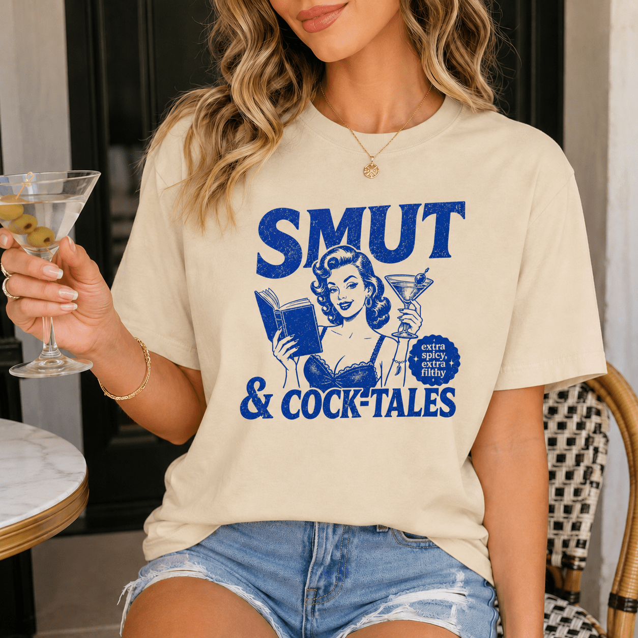 Smut & Cock-Tales Graphic Tee - T-SHIRT - TheSpinedLife