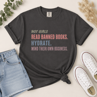 Hot Girls Read Banned Books Graphic Tee - T-SHIRT - TheSpinedLife