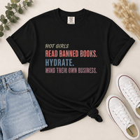 Hot Girls Read Banned Books Graphic Tee - T-SHIRT - TheSpinedLife
