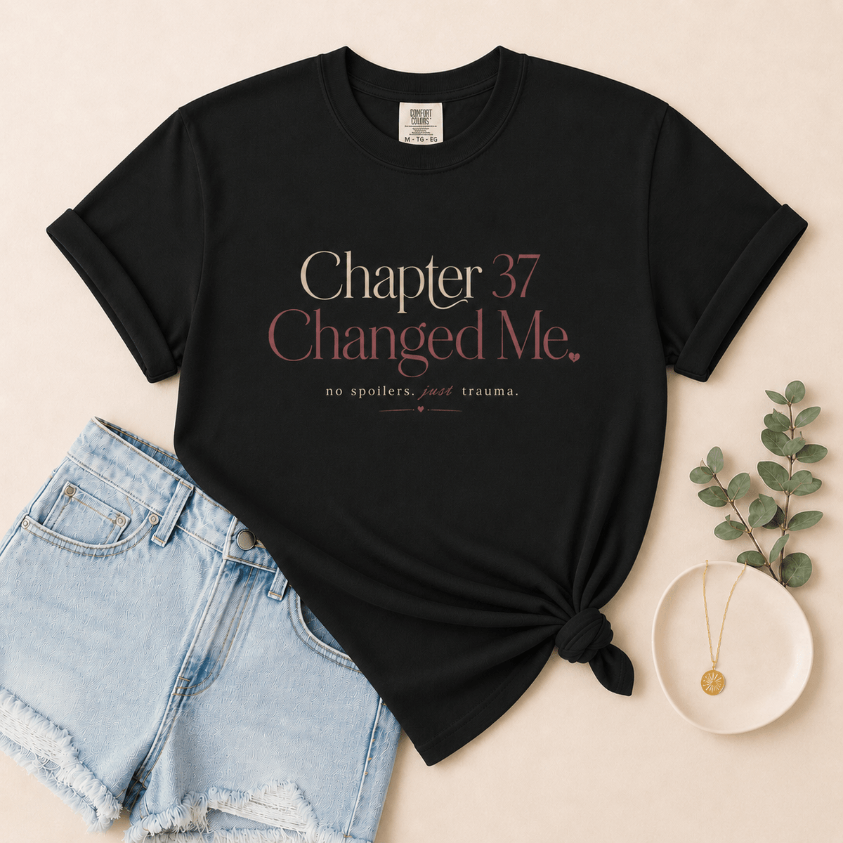 Chapter 37 Changed Me Tee - T - SHIRT - TheSpinedLife