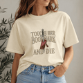 Touch Her Bookmark and Die Graphic Tee - T - SHIRT - TheSpinedLife