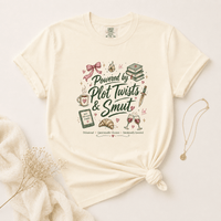 Powered by Plot Twists & Smut Graphic Tee - T - SHIRT - TheSpinedLife