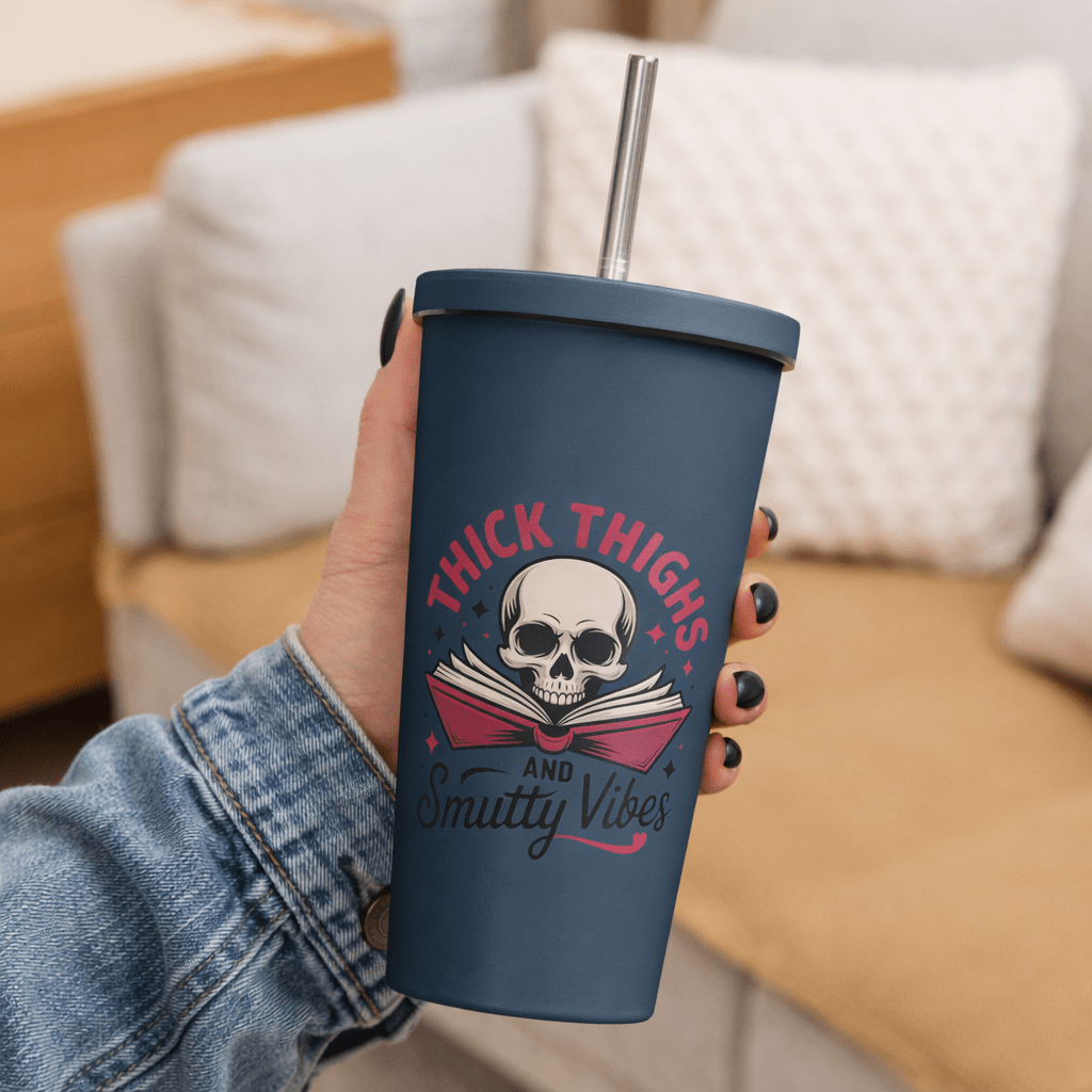 Thick Thighs and Smutty Vibes Tumbler - DRINKWARE - TheSpinedLife