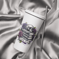 Skull & Roses Morally Grey Tumbler - DRINKWARE - TheSpinedLife