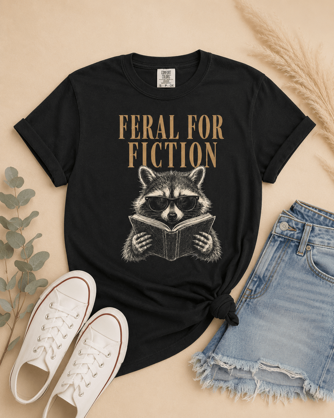 Feral For Fiction Tee - T-SHIRT - TheSpinedLife