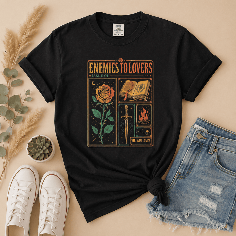 Enemies to Lovers Tee - T-SHIRT - TheSpinedLife