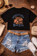 The Morally Grey | Book Club Graphic Crop Top - T - SHIRT - TheSpinedLife
