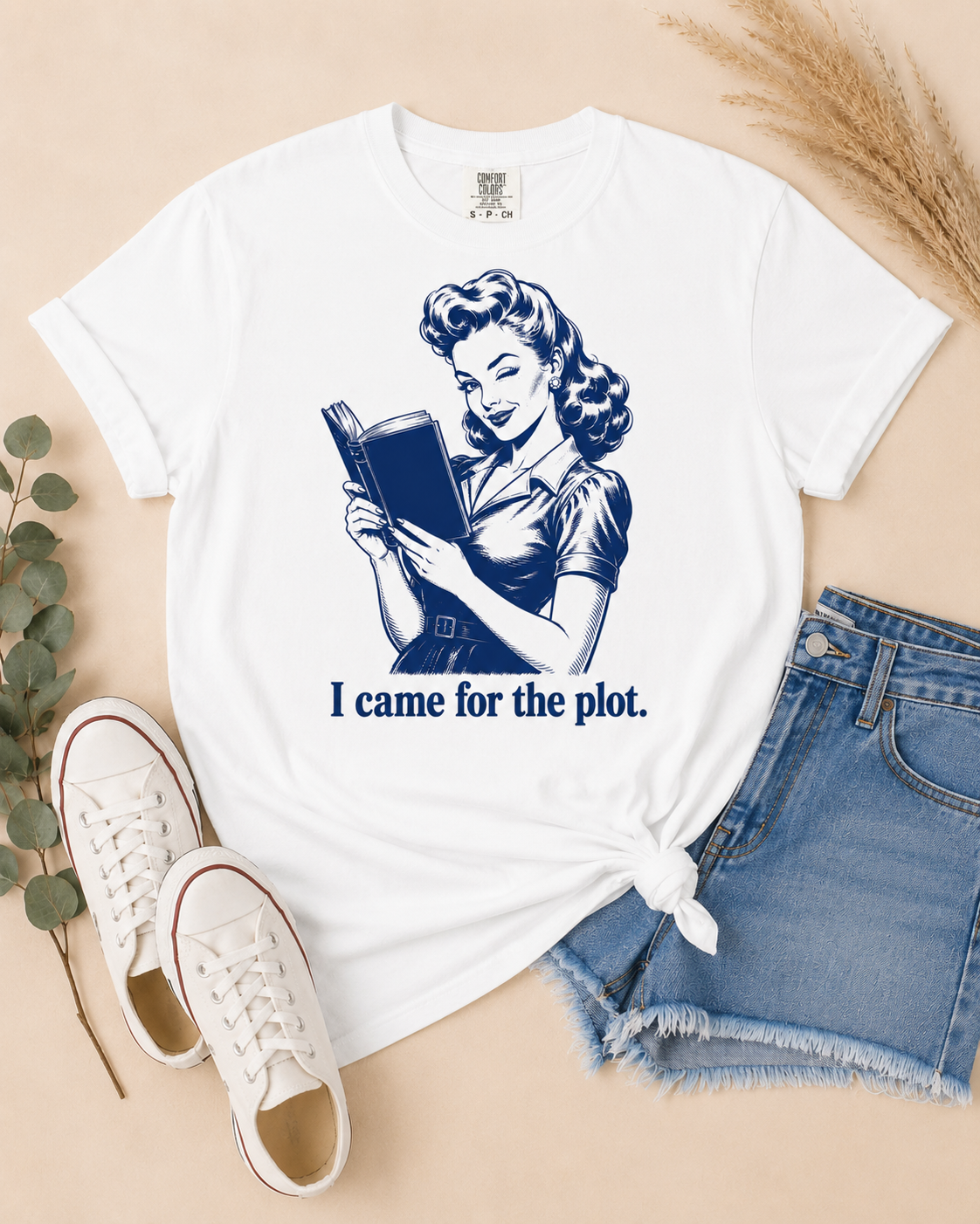 "I Came for the Plot" Bookish Tee