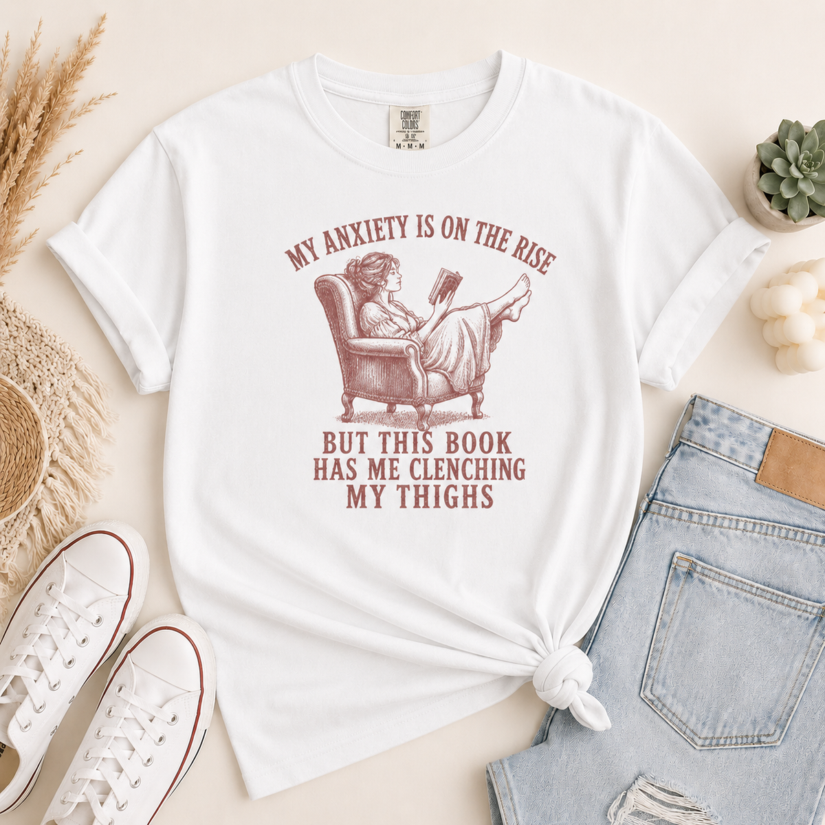 My Anxiety Is On The Rise Graphic Tee