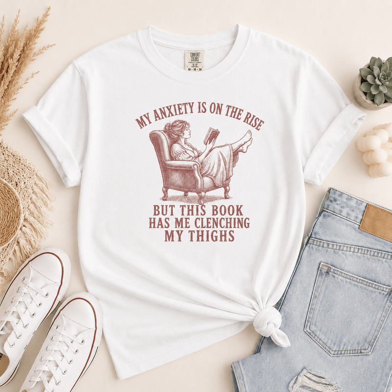 My Anxiety Is On The Rise Graphic Tee - T-SHIRT - TheSpinedLife