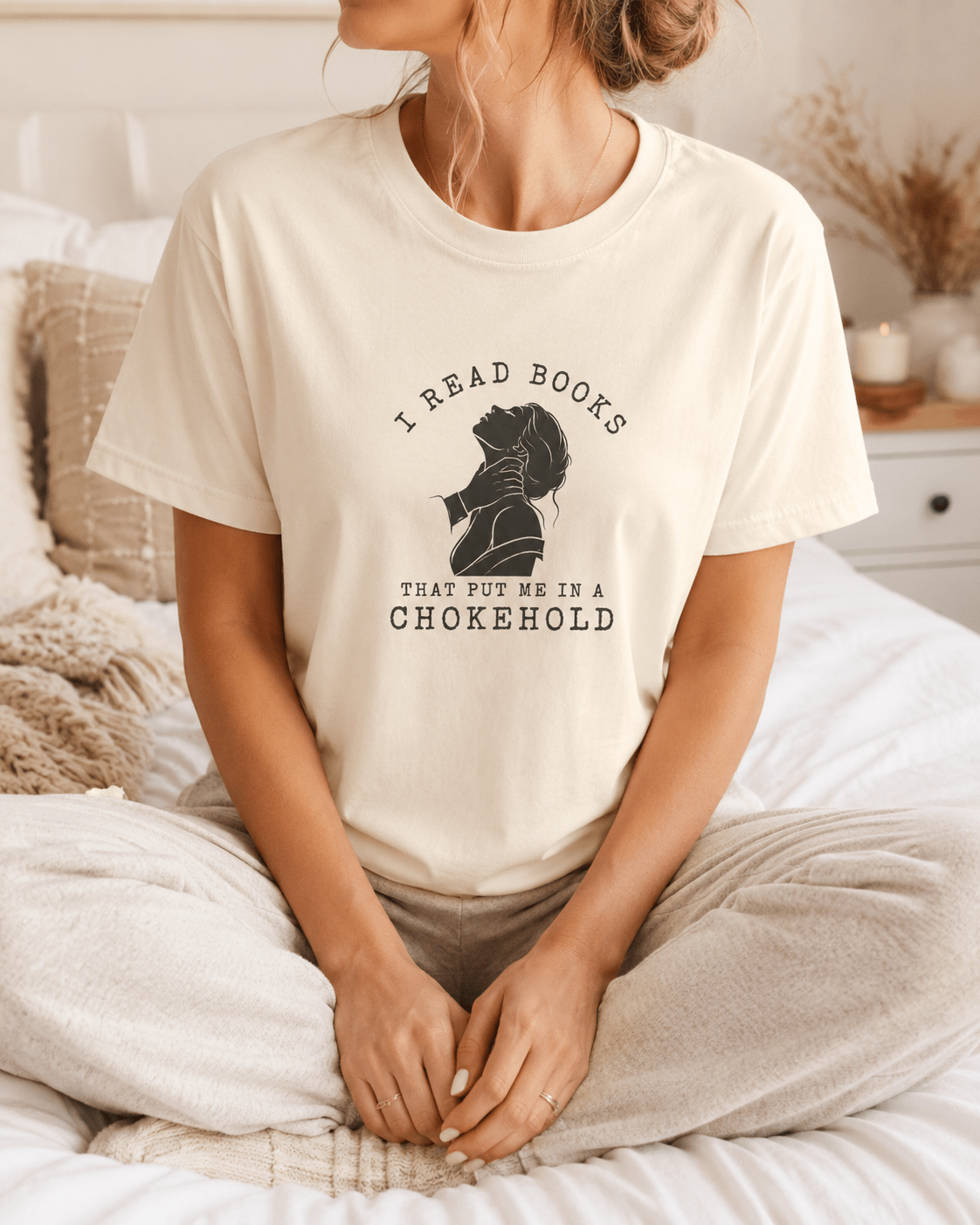 Chokehold Books Graphic Tee - T - SHIRT - TheSpinedLife