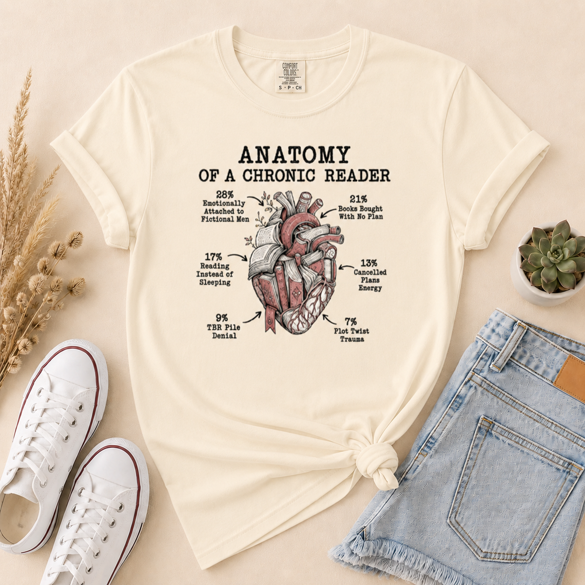 Anatomy of a Chronic Reader Tee
