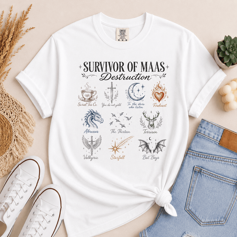 Survivor of Maas Destruction Graphic Tee - T-SHIRT - TheSpinedLife