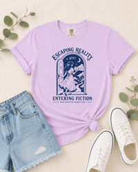 Escaping Reality, Entering Fiction Tee - T-SHIRT - TheSpinedLife