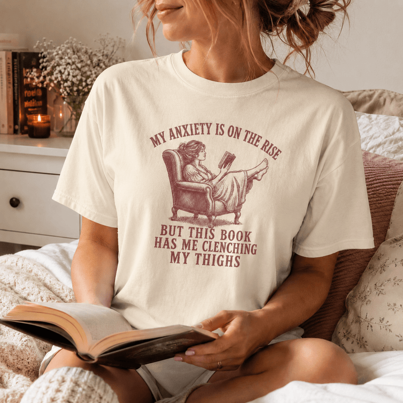 My Anxiety Is On The Rise Graphic Tee - T-SHIRT - TheSpinedLife