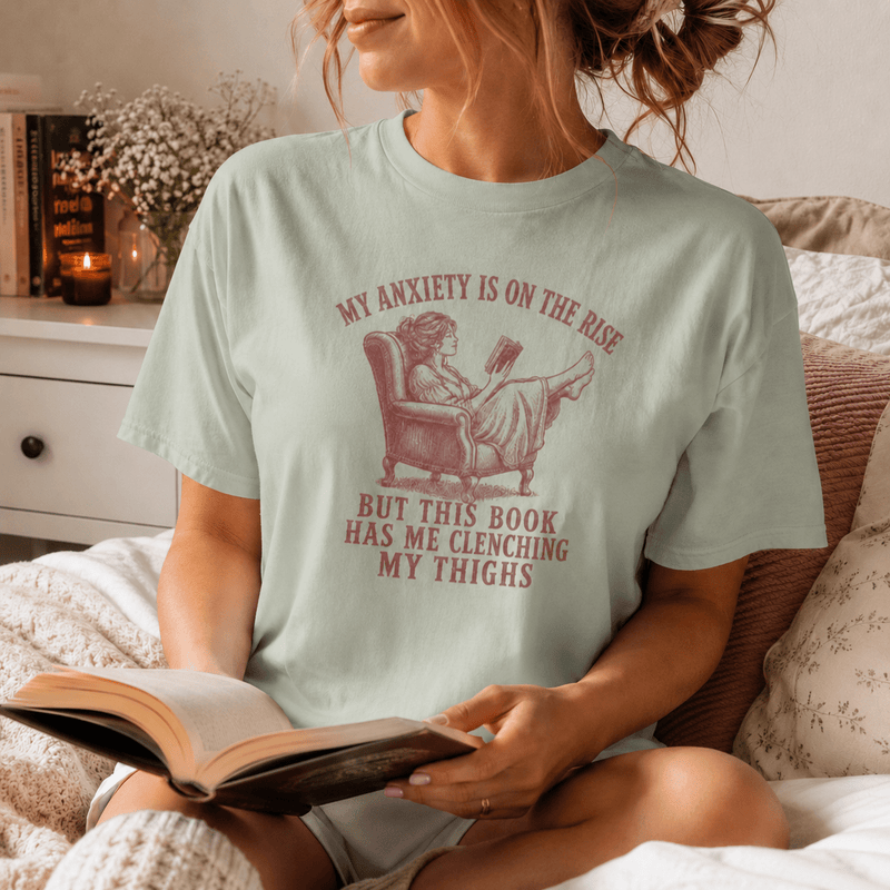 My Anxiety Is On The Rise Graphic Tee - T-SHIRT - TheSpinedLife